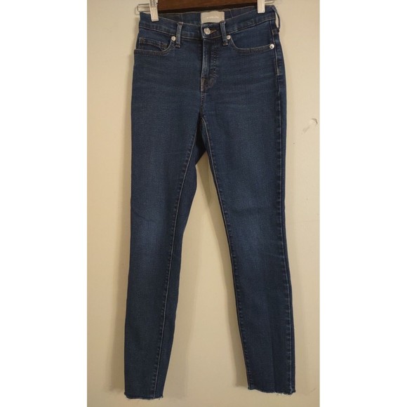 Everlane Women's High Rise Jeans - Dark Blue - Picture 1 of 7